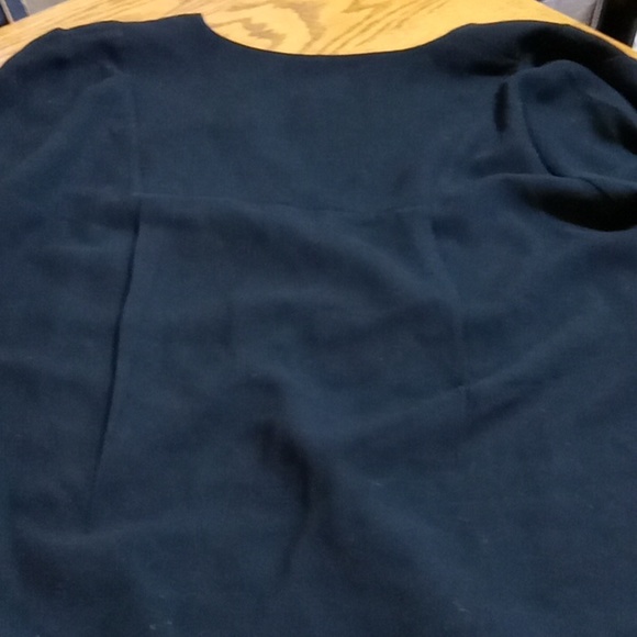 FRENCH CONNECTION 8 Women Used Preowned Long Sleeves Top BLACK Casual SHIRT - Picture 4 of 10